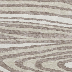 HomeRoots 9' X 12' Woodland Lodge Area Rug - Durable, Washable, Stain-Resistant with UV Protection for Homes 676991
