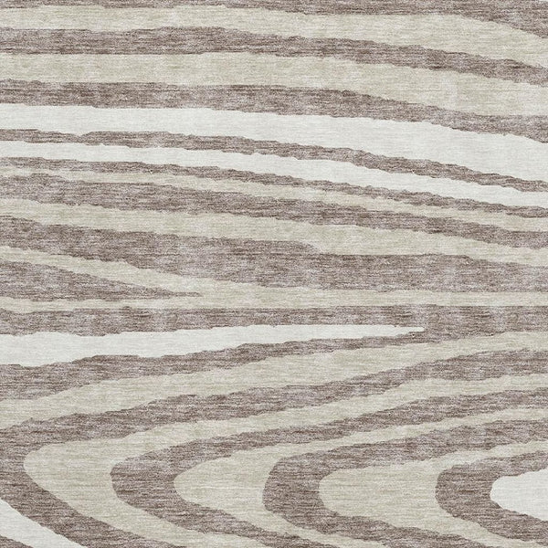 HomeRoots 9' X 12' Woodland Lodge Area Rug - Durable, Washable, Stain-Resistant with UV Protection for Homes 676991