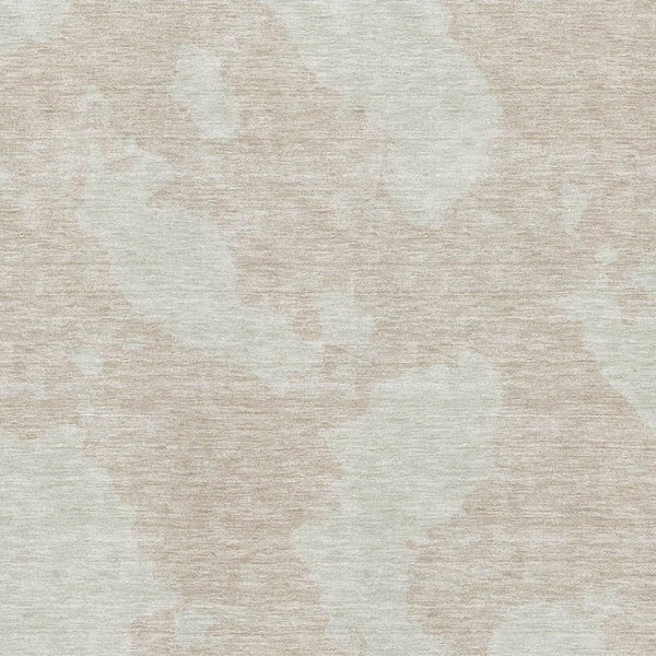 HomeRoots 5' X 8' Beige And Ivory Abstract Area Rug - Durable, Washable, UV-Protected & Ideal for High-Traffic Areas 676994