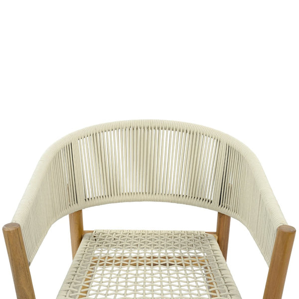 English Elm Modern Chenille Accent Chair with Ottoman Plush Wide Seat Curved Arms for Bedroom Teak+ Beige N719P428476A