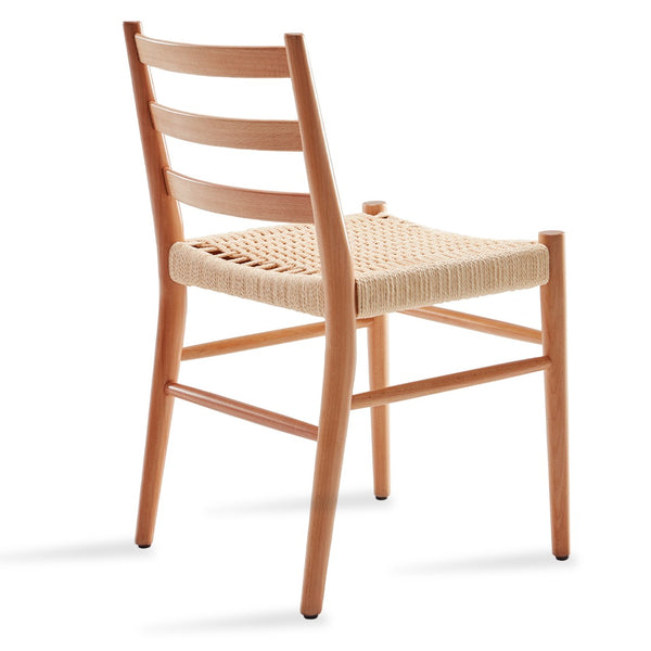English Elm Dining Chairs with Handwoven Rope Seats and Iron Frame Mid Century Modern Set of 2 Beige,Natural T3623P431438
