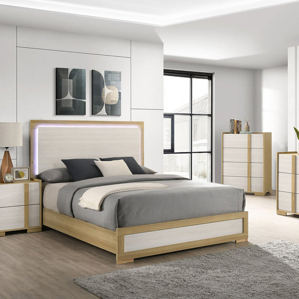 English Elm Lincoln 4-Drawer Chest - Space-Saving Storage With Modern Charm For Any Bedroom Or Hallway B062P378412