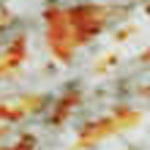 HomeRoots 8' X 10' Contemporary Orange Gray Silver Abstract Area Rug - Washable, UV-Protected, Durable Design 677181