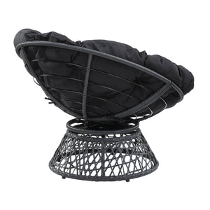 OSP Home Furnishings Papasan Chair Black