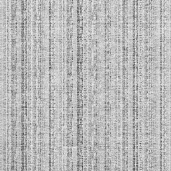 HomeRoots 5' X 8' Silver And Gray Striped Area Rug – Durable, Washable, UV-Protected for Stylish Living Spaces 677575