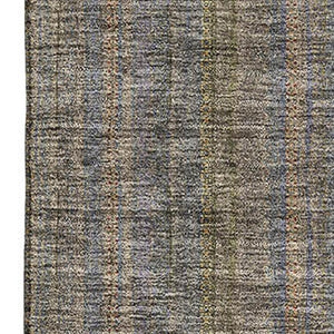 HomeRoots 5' X 8' Taupe and Olive Green Striped Area Rug – Washable, UV Protected, Stylish for Any Space! 677581