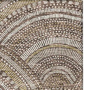 HomeRoots 10' X 14' Stylish Brown Beige Taupe Geometric Area Rug – Washable, Stain-Resistant & UV Protected! 677681