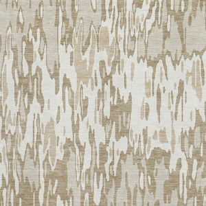 HomeRoots 5' X 8' Ivory Beige Taupe Striped Washable Area Rug - Stain Resistant, UV Protected & Durable Design 677815