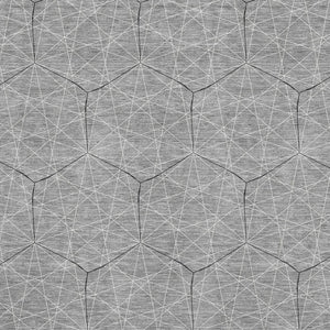 HomeRoots 10' X 14' Gray And Silver Geometric Area Rug - Washable, UV-Protected, Stylish for Family Spaces 677879