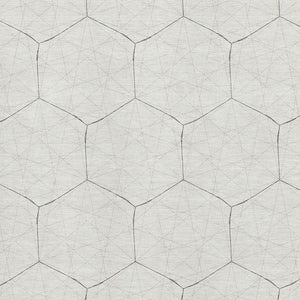 HomeRoots 9' X 12' Stylish Ivory & Brown Geometric Area Rug - Washable, UV Protected, Perfect for Busy Homes! 677884