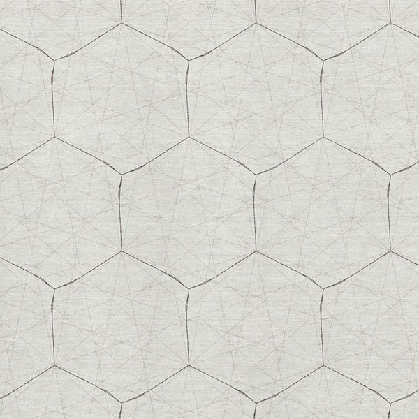 HomeRoots 9' X 12' Stylish Ivory & Brown Geometric Area Rug - Washable, UV Protected, Perfect for Busy Homes! 677884