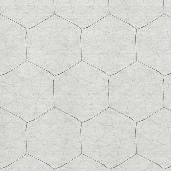 HomeRoots 10' X 14' Stylish Ivory & Brown Geometric Washable Area Rug - Stain Resistant & UV Protected Decor! 677885