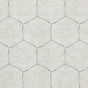 HomeRoots 8' X 10' Washable Linen-Black Geometric Area Rug with UV Protection for Modern Homes & Families 677889