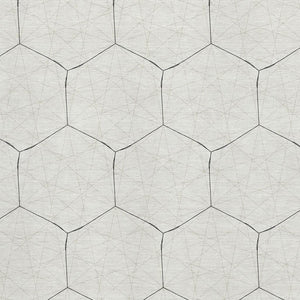 HomeRoots 10' X 14' Linen & Black Geometric Area Rug – Durable, Washable, UV Protected for Modern Homes 677891