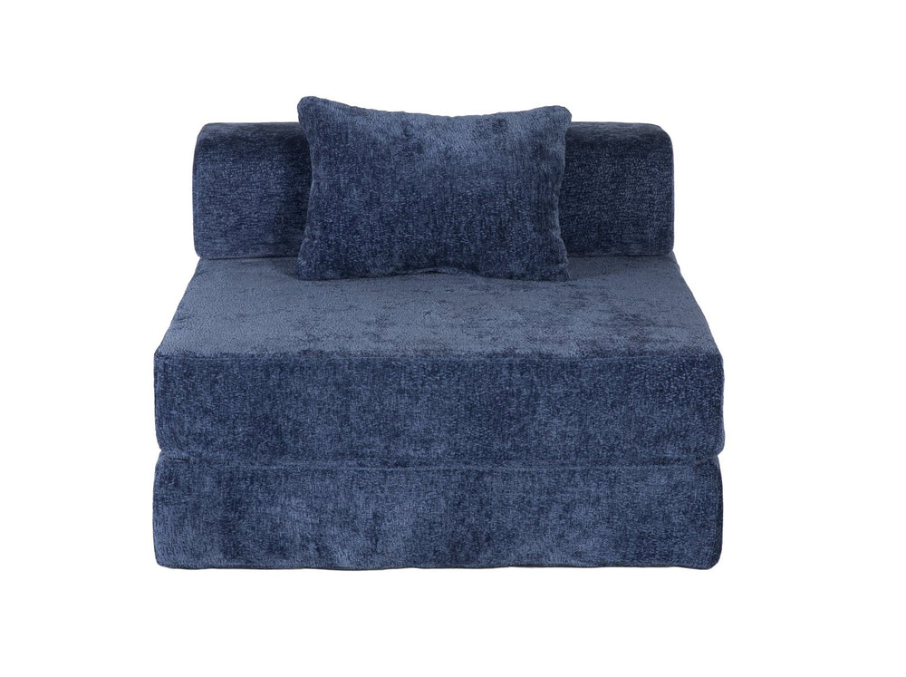 English Elm Compression Sofa Bed - Versatile Chenille Floor Sofa With Modular Design For Living Room & Dorms W3723P345646