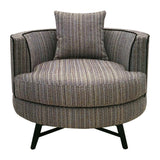 Chapel Hill Harper  Swivel Chair CH100-0012 Stripe/Multi