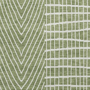 HomeRoots 9' X 12' Geometric Area Rug – Washable, Stain Resistant, UV Protected, Perfect for High-Traffic Spaces! 678058