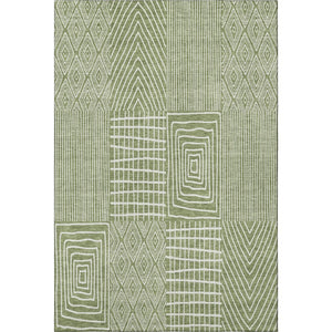 HomeRoots 9' X 12' Geometric Area Rug – Washable, Stain Resistant, UV Protected, Perfect for High-Traffic Spaces! 678058