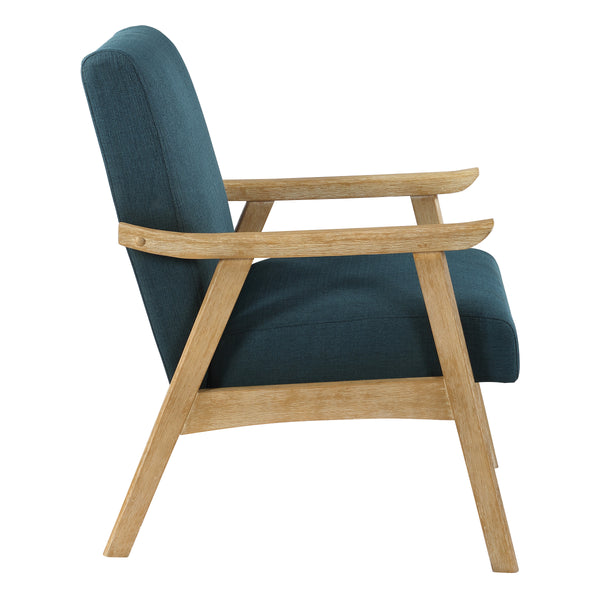 OSP Home Furnishings Weldon Chair Klein Azure