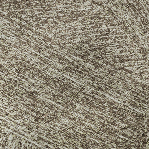 HomeRoots 8' X 10' Chocolate & Beige Abstract Washable Area Rug with UV Protection for Modern Home Decor 678129