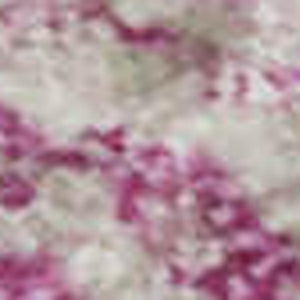 HomeRoots 8' Pink and Ivory Abstract Area Rug - Washable, UV Protected, Durable, Ideal for Homes with Kids & Pets 678177