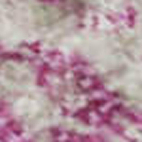 HomeRoots 9' X 12' Stylish Pink and Ivory Abstract Area Rug – Washable, Stain Resistant, UV Protected Design 678178