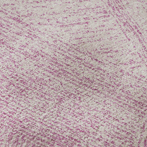 HomeRoots 10' X 14' Pink and Ivory Abstract Washable Area Rug - Soft, Durable, UV-Protected for Modern Spaces 678179