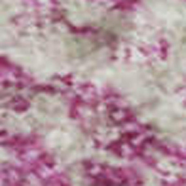 HomeRoots 10' X 14' Pink and Ivory Abstract Washable Area Rug - Soft, Durable, UV-Protected for Modern Spaces 678179