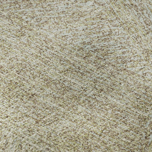 HomeRoots 9' X 12' Beige and Ivory Abstract Area Rug - Washable, UV-Protected, Stylish for Modern Living Spaces 678184