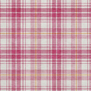 HomeRoots 8' X 10' Blush Ivory & Orange Plaid Washable Area Rug - Stain-Resistant, UV Protected, and Stylish! 678219