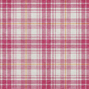 HomeRoots 9' X 12' Blush Ivory Orange Plaid Washable Area Rug – Durable, UV-Protected, Stylish for Any Space! 678220