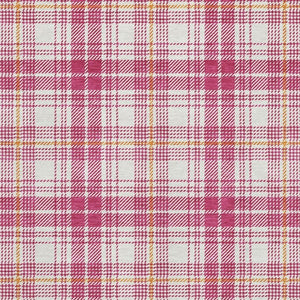 HomeRoots 10' X 14' Washable Blush Ivory Orange Plaid Area Rug with UV Protection for Stylish Living Spaces 678221