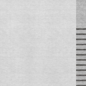 HomeRoots 8' X 10' Striped Area Rug in Gray, Silver & Charcoal – Washable, Durable, UV Protected for Homes 678351