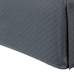 HomeRoots Set of Seven Gray & Ivory Plaid King Comforter with Shams - Stylish, Durable, Summer Bedding Set 678436
