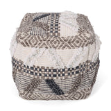 Christopher Knight Home® - Noble House - - Woven Wool Pouf