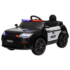 English Elm Qaba 12v Kids Police Ride on Car with Dual Motors Spring Suspension Parent Remote W2225P249904