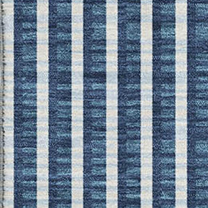 HomeRoots 9' X 12' Blue & Ivory Geometric Area Rug - Washable, UV Protected, Stain-Resistant for Family Homes 678777