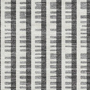 HomeRoots 9' X 12' Charcoal Ivory and Gray Geometric Area Rug - Washable, UV-Protected, Perfect for High-Traffic Spaces 678783