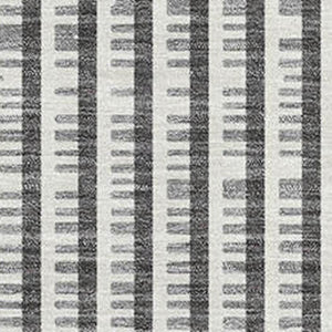 HomeRoots 10' X 14' Charcoal Ivory & Gray Geometric Washable Area Rug - Pet-Friendly, UV Protected, Modern Style 678784