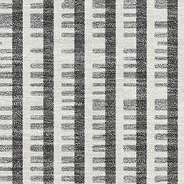 HomeRoots 10' X 14' Charcoal Ivory & Gray Geometric Washable Area Rug - Pet-Friendly, UV Protected, Modern Style 678784