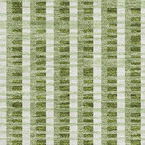 HomeRoots 5' X 8' Modern Geometric Washable Area Rug in Green, Ivory & Gray – UV Protected & Stain Resistant! 678786