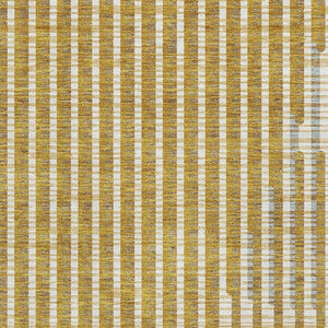 HomeRoots 10' Gold Ivory and Gray Geometric Washable Area Rug for High-Traffic Spaces with UV Protection 678796