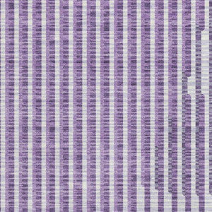 HomeRoots 10' X 14' Purple & Ivory Geometric Washable Area Rug - Durable, Stain-Resistant, UV Protected Design! 678820