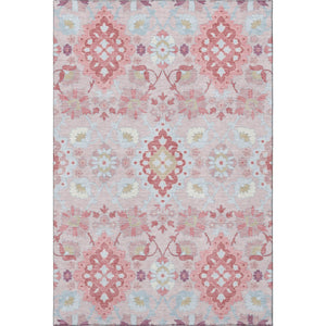 HomeRoots 9' X 12' Blush Purple & Ivory Oriental Area Rug - Durable, Washable, Stain-Resistant, UV Protected 678831