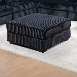 English Elm Contemporary Modular Sectional Sofa with Corduroy Upholstery Usb Port and Ottoman B011S02237