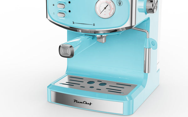 English Elm Plum Semi-automatic Espresso Machine with Steam Wand and 20-bar Pump for Home W1002P414509