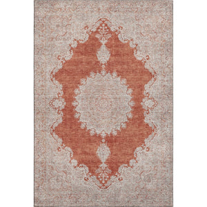 HomeRoots 10' X 14' Rust And Beige Oriental Area Rug – Washable, UV Protected, Perfect for High-Traffic Areas 678910