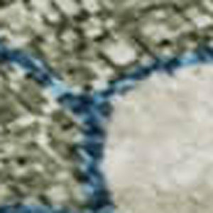 HomeRoots 5' X 8' Vintage-Inspired Pink and Blue Floral Area Rug - Washable, UV Protected, Stain Resistant Design 678984