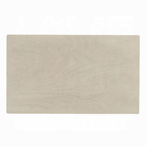 English Elm Antique 7pc Dining Set Antique Gray Finish Solid Wood 59" Table with 6 Upholstered Side Chairs, Elegant B2741S00229