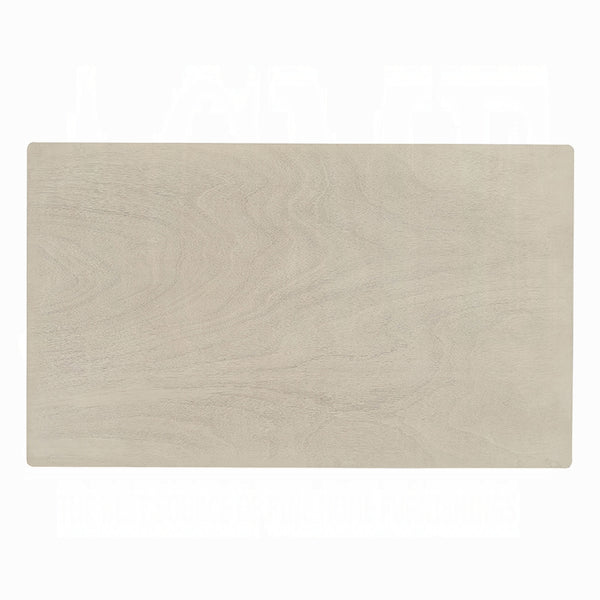 English Elm Antique 7pc Dining Set Antique Gray Finish Solid Wood 59" Table with 6 Upholstered Side Chairs, Elegant B2741S00229